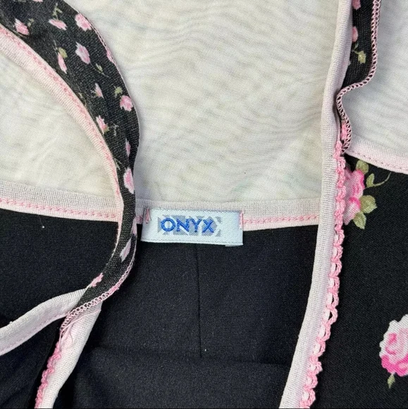 Vintage Italian Y2K Ditsy midi dress Coquette - Picture 8 of 8